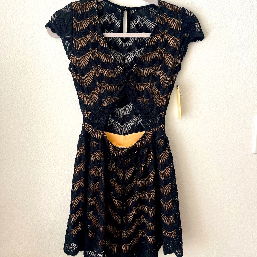 Black Lace Romper